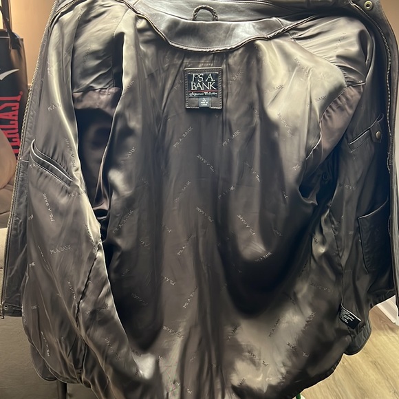 Men’s Brown Leather Jacket with removable Liner - Picture 2 of 12